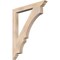 Ekena Millwork Balboa Traditional Smooth Bracket, Douglas Fir, 3 1/2"W x 34"D x 42"H BKT04X34X42BOA01SDF - alternate 1